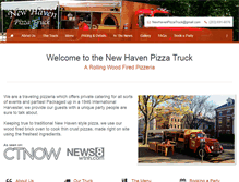 Tablet Screenshot of newhavenpizzatruck.com